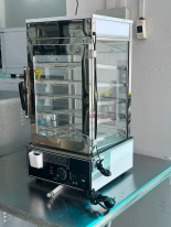 Tủ hấp bánh bao mini 5 tầng nhập khẩu trưng bày bánh đẹp chống nhão bánh