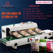 Máy Hàn Miệng Túi Liên Tục FR-770