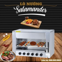 Lò Nướng Salamander 6 Họng Gas Công Suất Lớn – Tối Ưu Cho Mọi Món Nướng