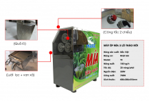 Máy ép mía – Thiết bị không thể thiếu cho mô hình kinh doanh nước mía