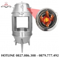 Hướng dẫn sử dụng lu quay gà vịt dùng than!