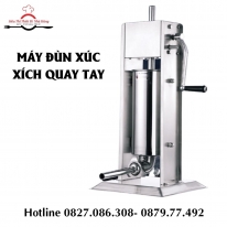 Nên sử dụng máy đùn xúc xích quay tay cho gia đình cơ sở kinh doanh nhỏ