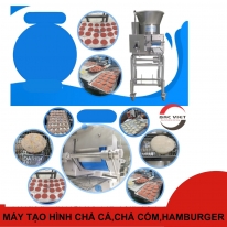 MÁY TẠO HÌNH NHÂN BÁNH HAMBURGER – TẠO HÌNH NHANH, ĐỀU ĐẸP, NĂNG SUẤT CAO CHO CƠ SỞ CHẾ BIẾN THỰC PHẨM